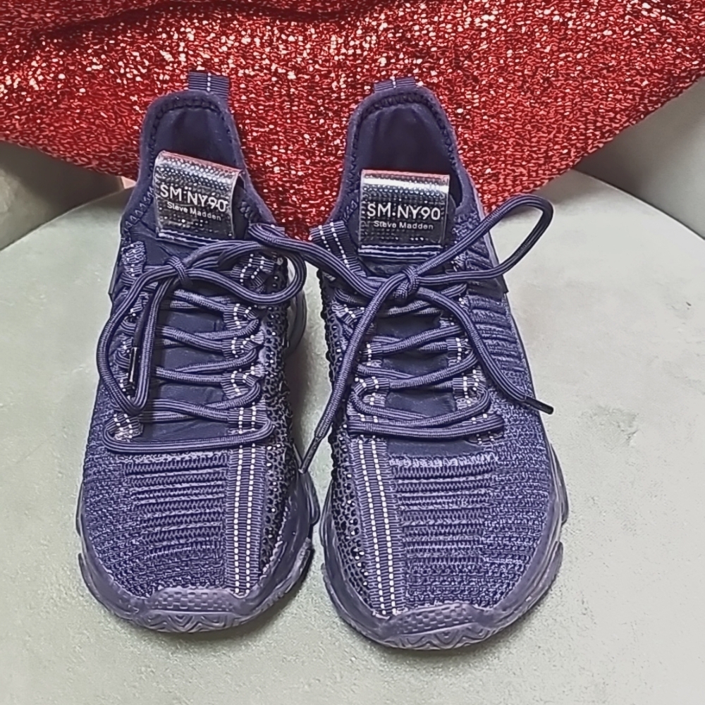 Steve Madden Navy Blue NY90 Sneakers